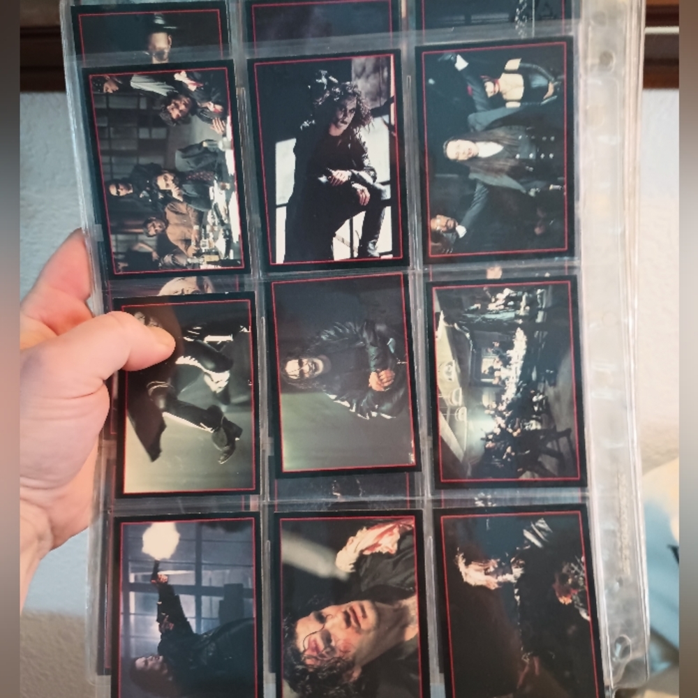 The Crow official movie cards full set 1-100. Brandon Lee 1994.